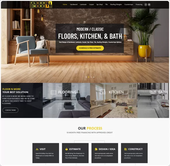 Floor N More Website Developed by Intrigue IT Solutions