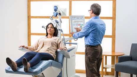 Doctor at MD TruCare providing TMS therapy in Grapevine TX